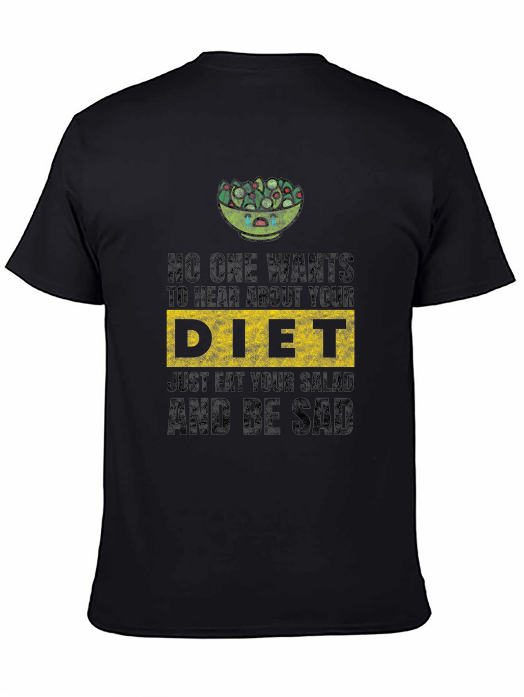 Sad Salad Diet Tee - Funny Vegan Shirt