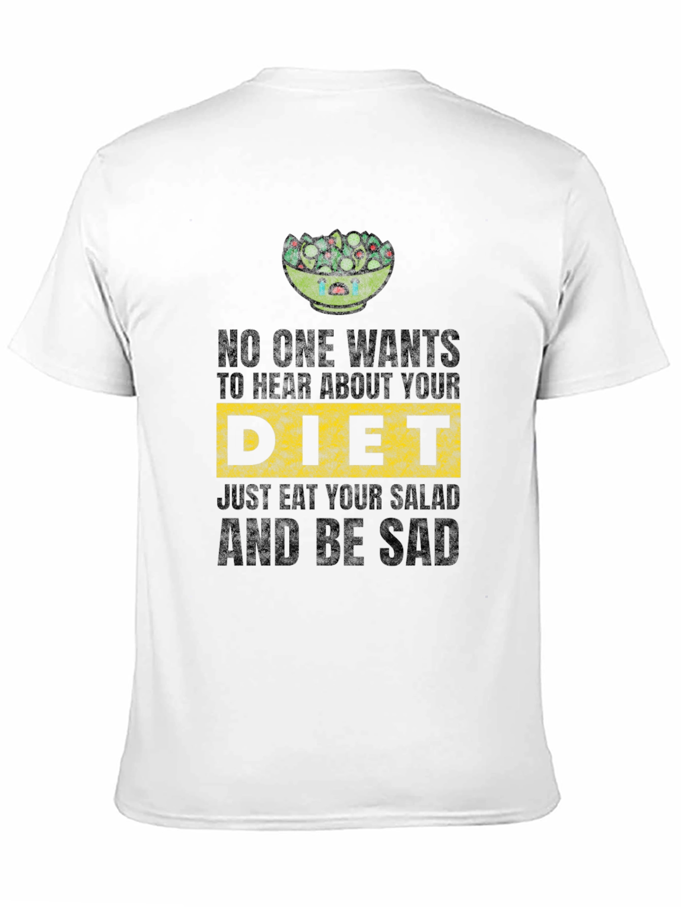 Sad Salad Diet Tee - Funny Vegan Shirt