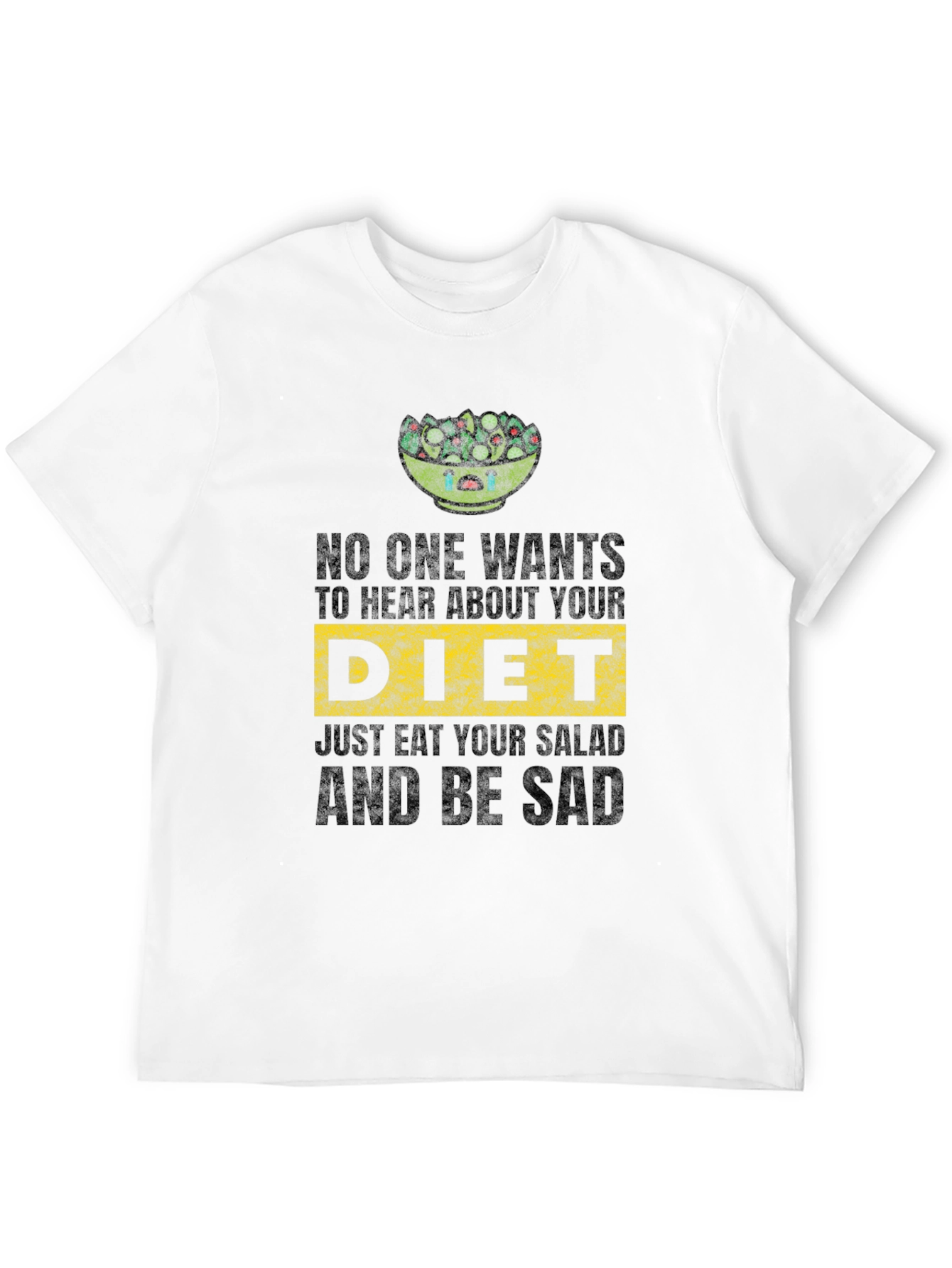 Sad Salad Diet Tee - Funny Vegan Shirt