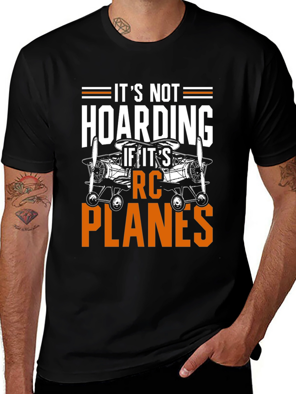 RC Planes T-Shirt - Its Not Hoarding Graphic Tee
