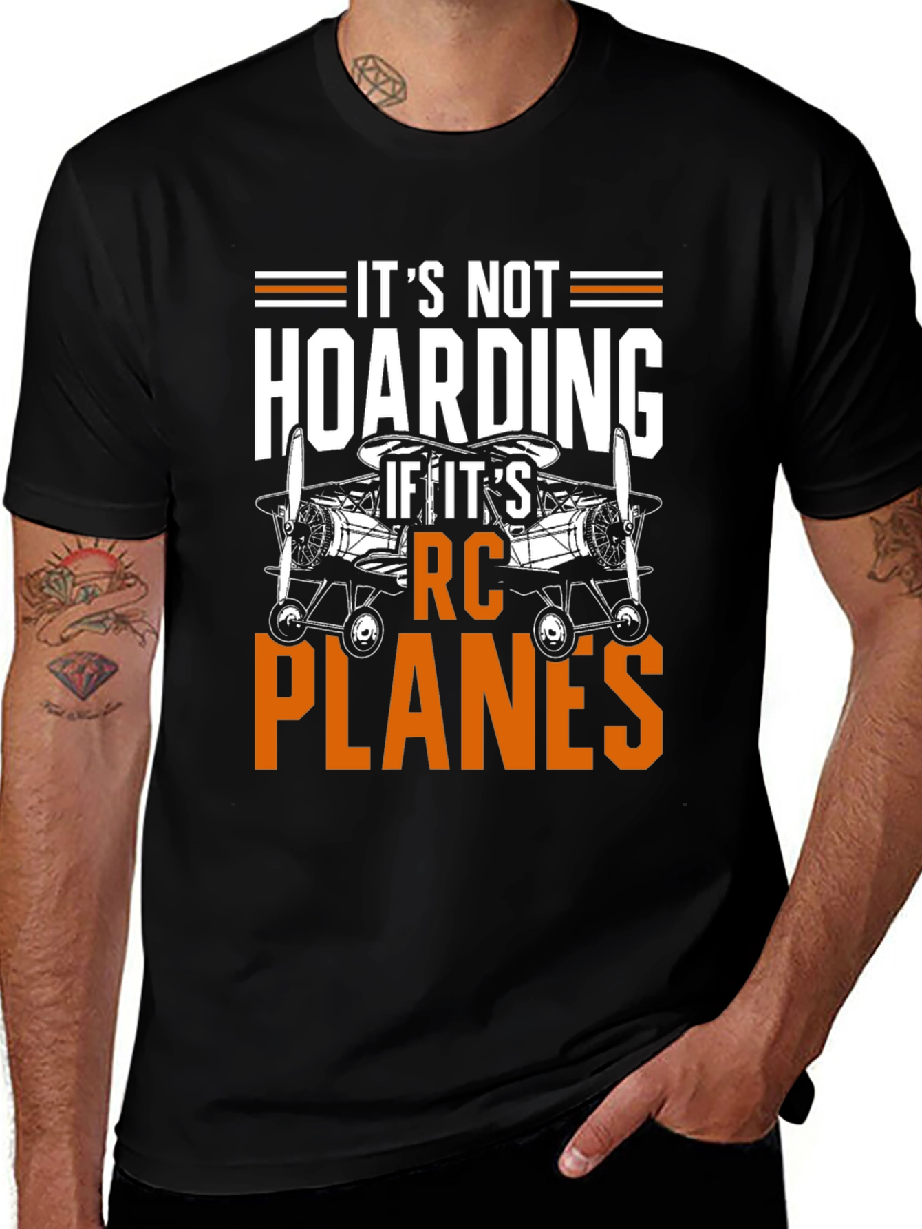 RC Planes T-Shirt - Its Not Hoarding Graphic Tee