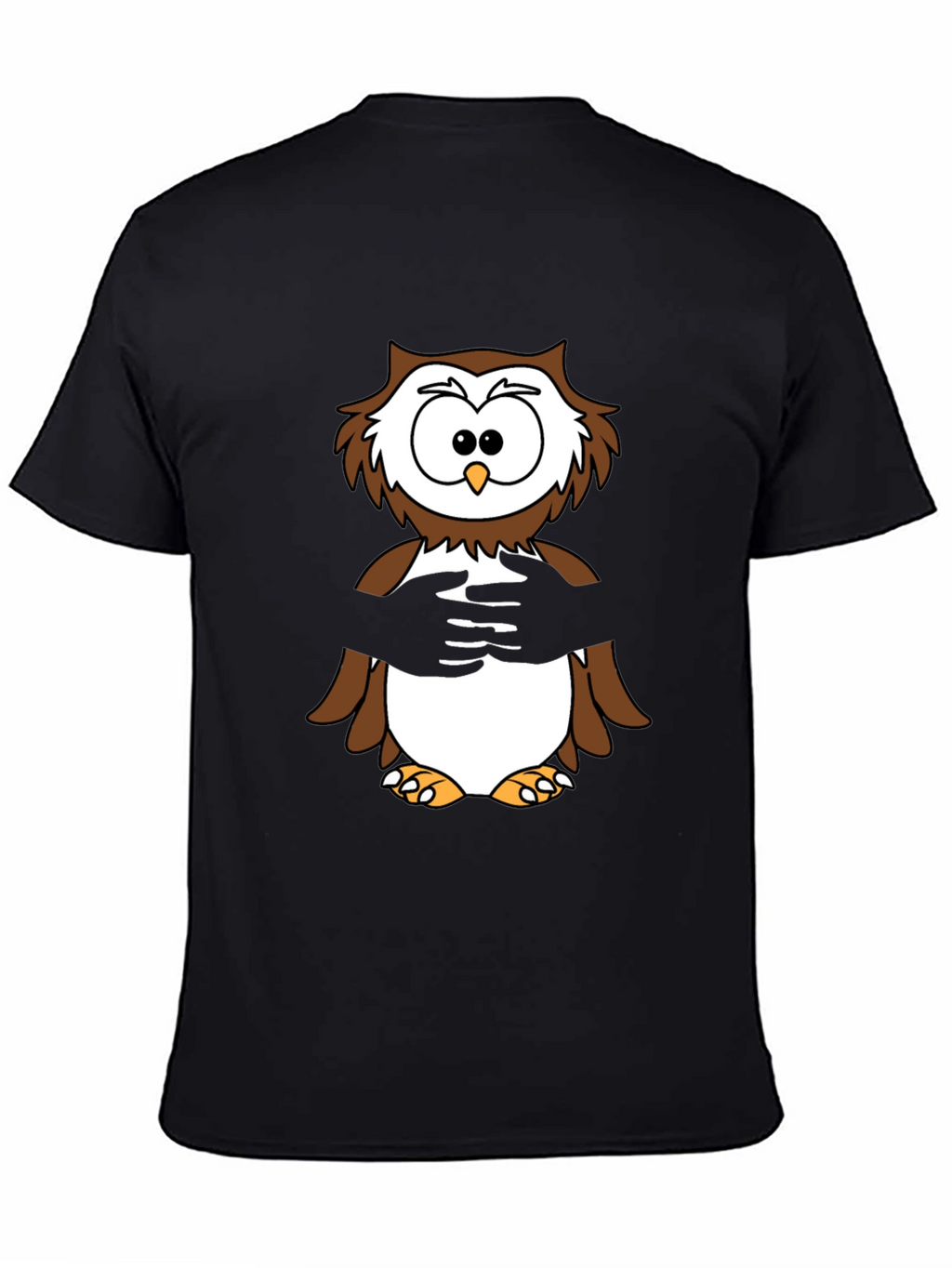 Owl Hug T-Shirt -  Cozy & Fun Design