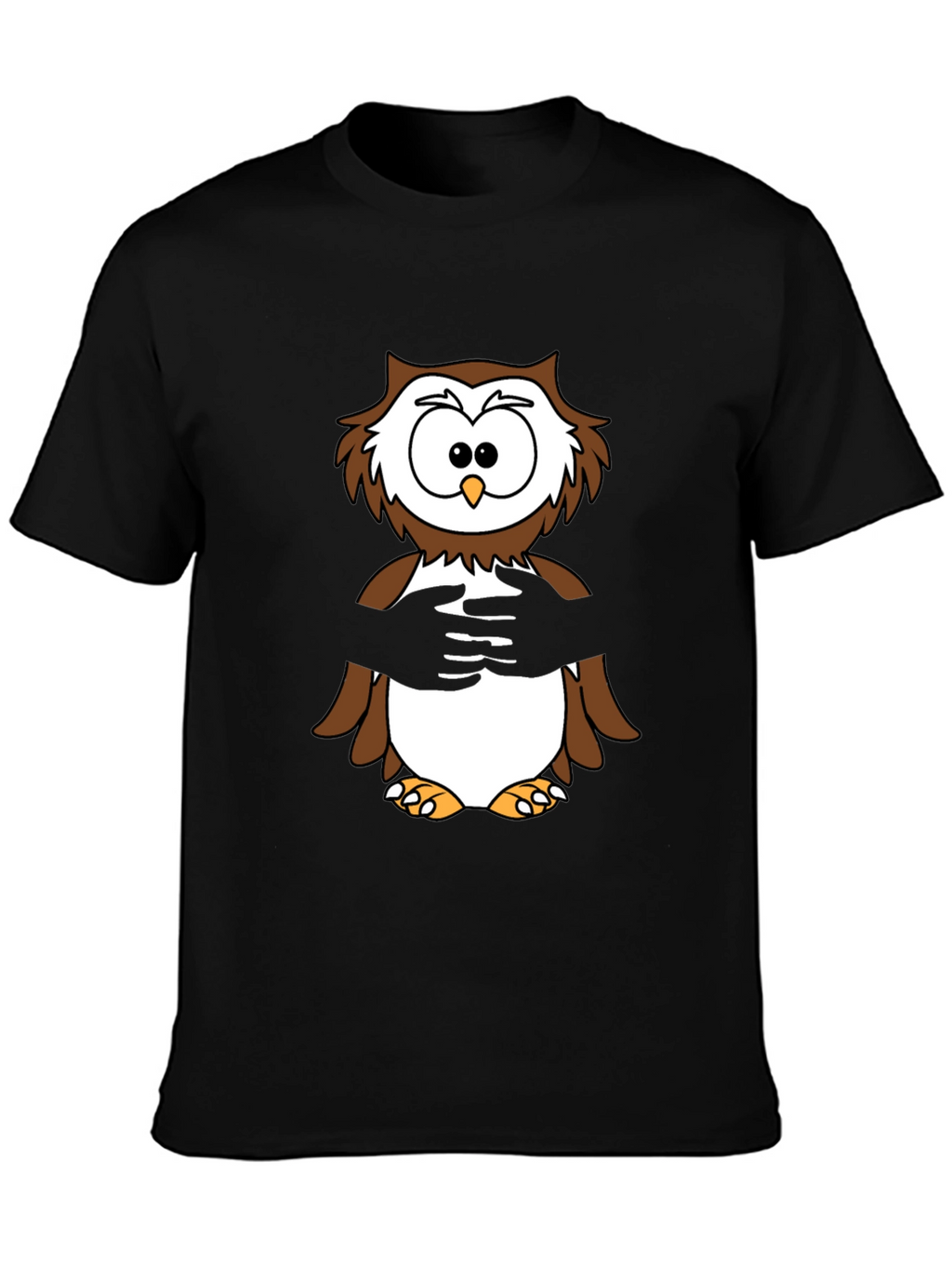 Owl Hug T-Shirt -  Cozy & Fun Design