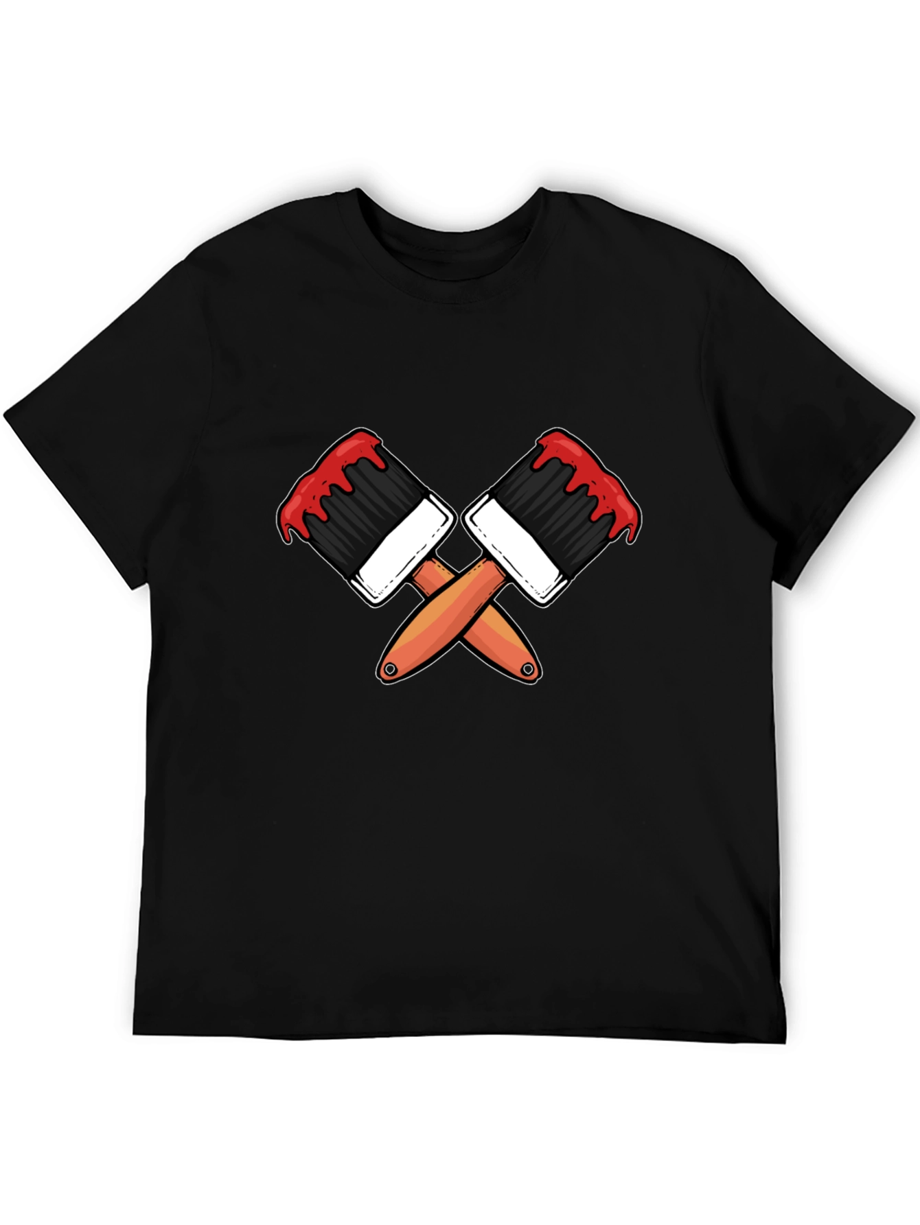 Paint Brush Graphic Tee - Artist Apparel