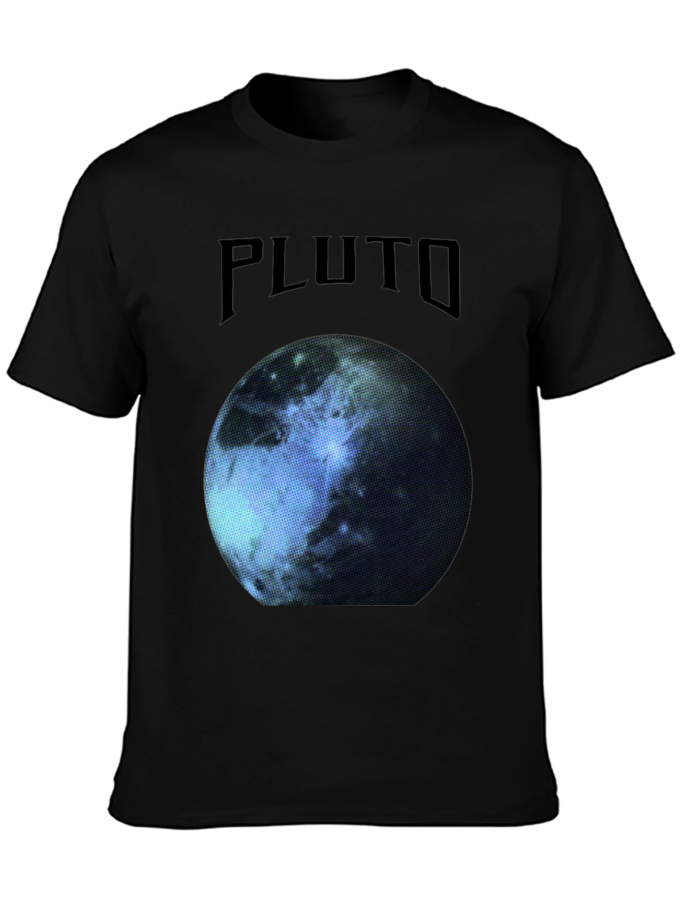 Pluto Planet Graphic T-Shirt - Cool Space Tee