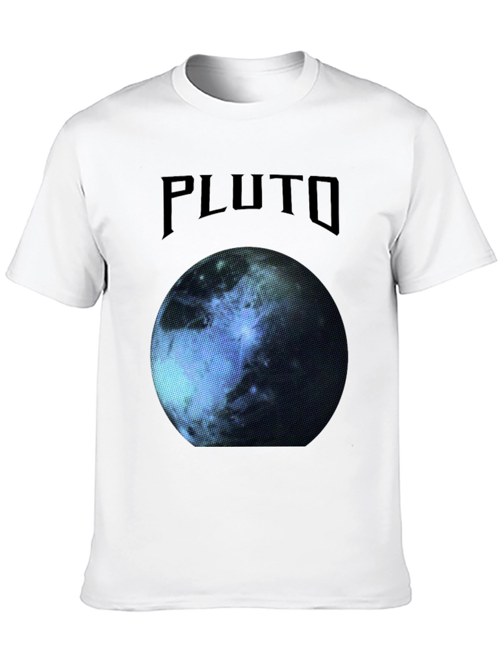 Pluto Planet Graphic T-Shirt - Cool Space Tee
