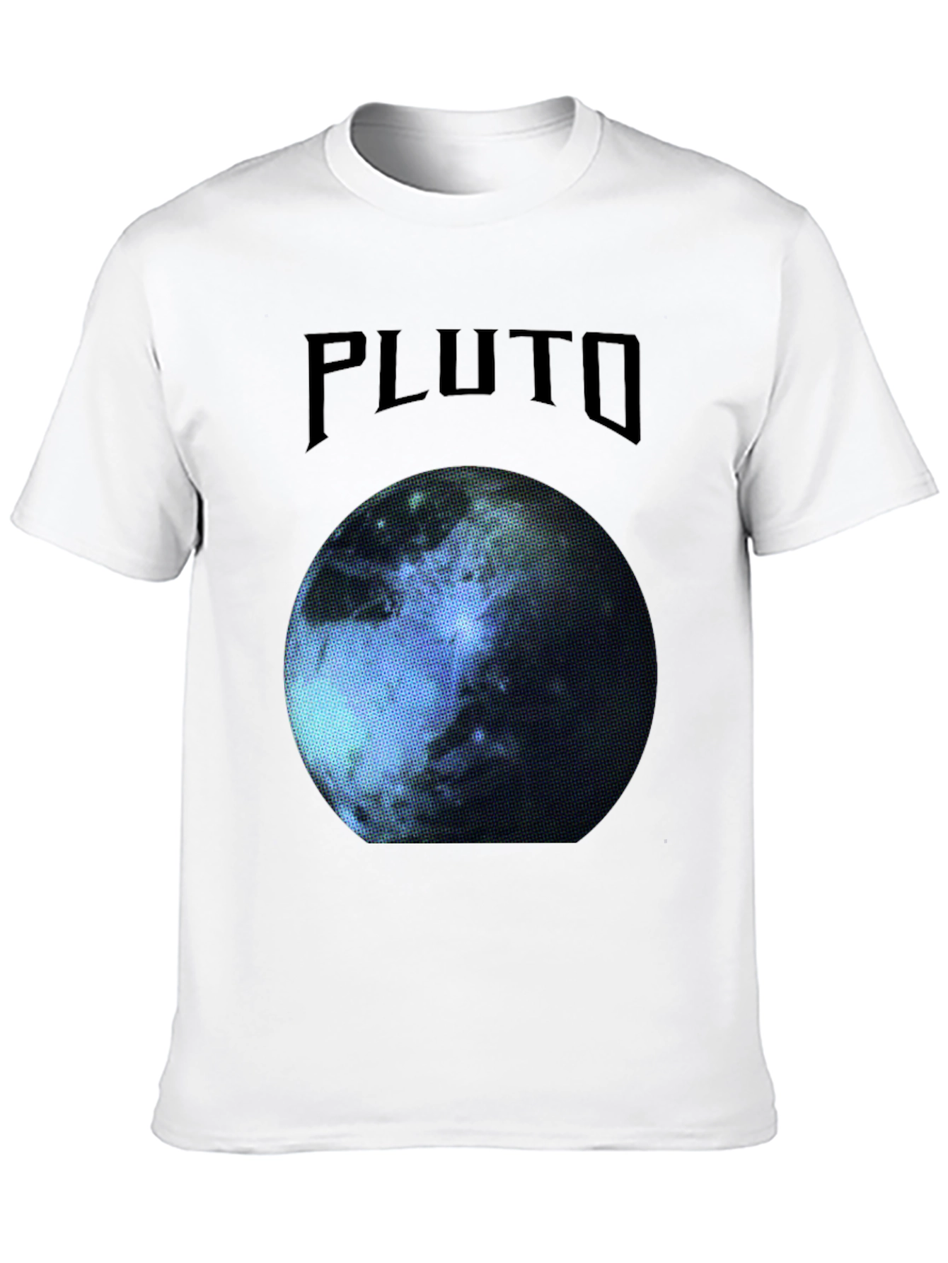 Pluto Planet Graphic T-Shirt - Cool Space Tee