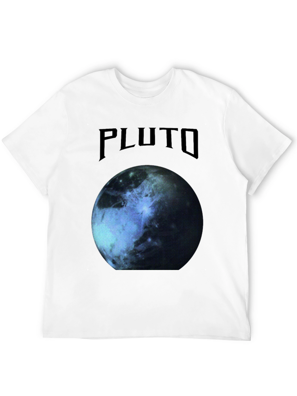 Pluto Planet Graphic T-Shirt - Cool Space Tee