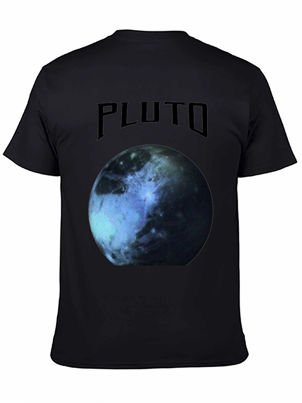 Pluto Planet Graphic T-Shirt - Cool Space Tee