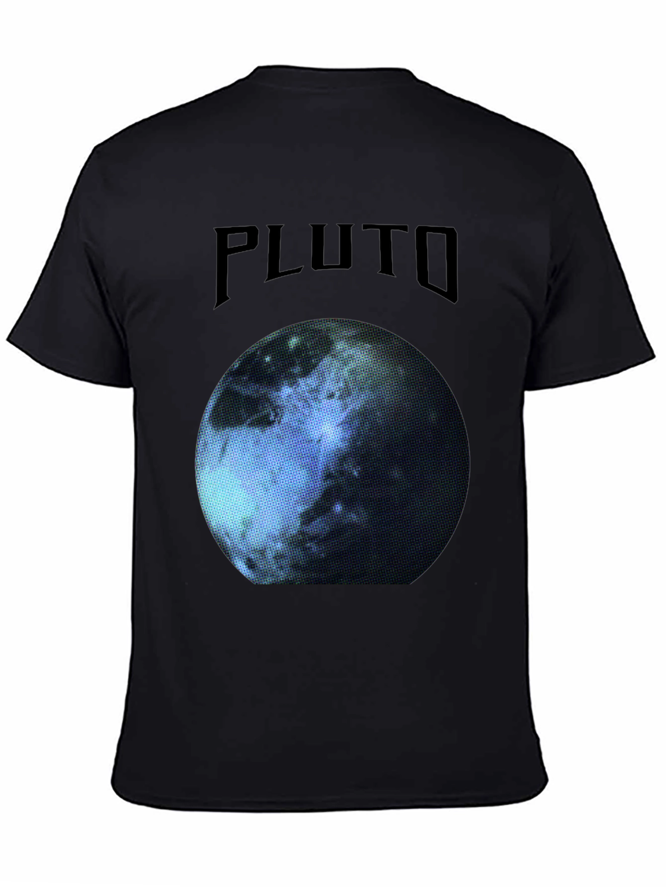 Pluto Planet Graphic T-Shirt - Cool Space Tee