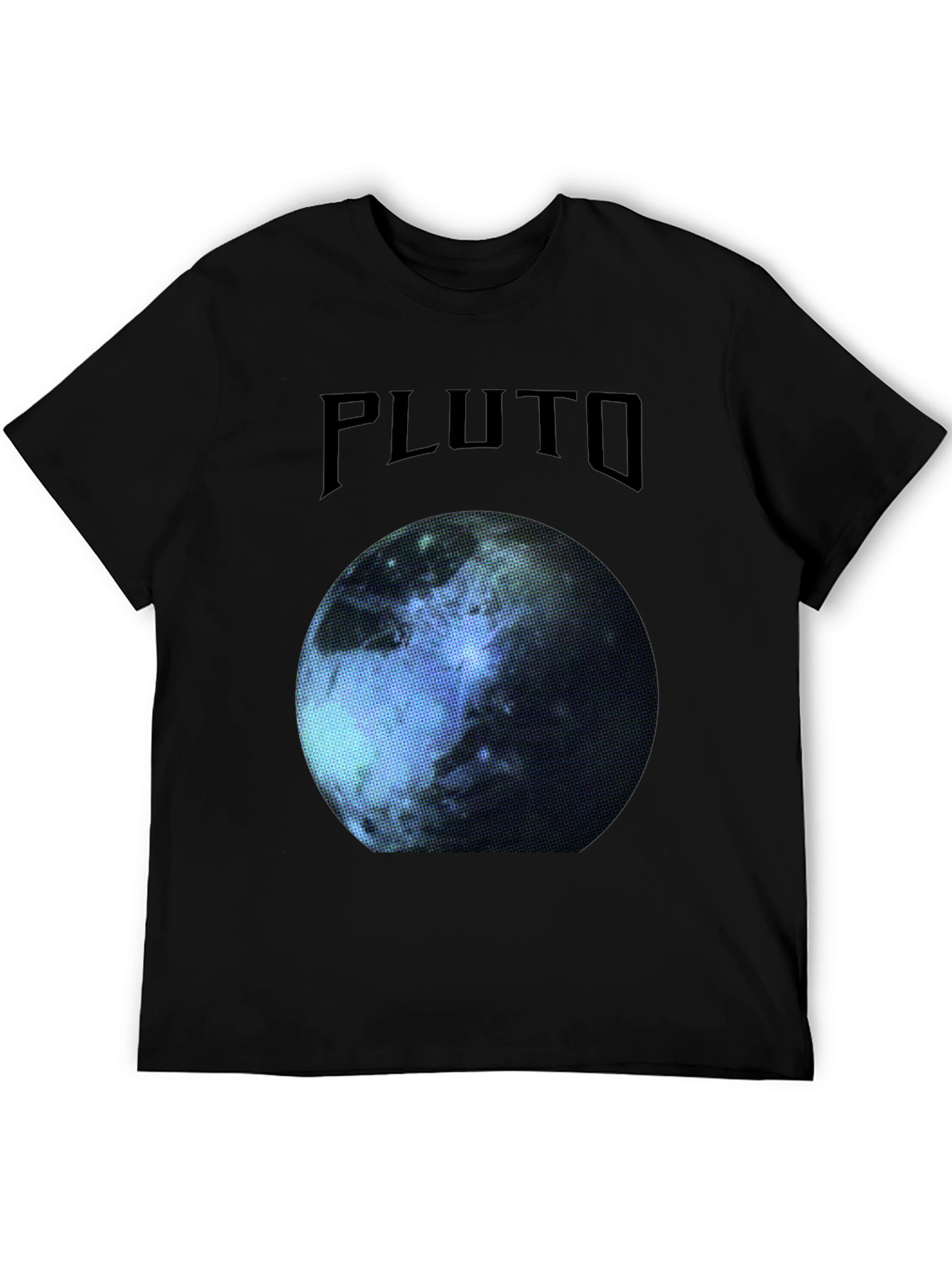 Pluto Planet Graphic T-Shirt - Cool Space Tee