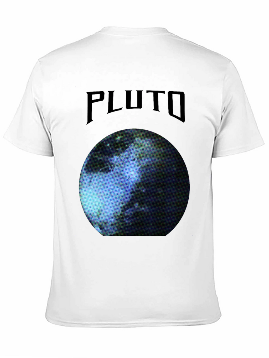 Pluto Planet Graphic T-Shirt - Cool Space Tee