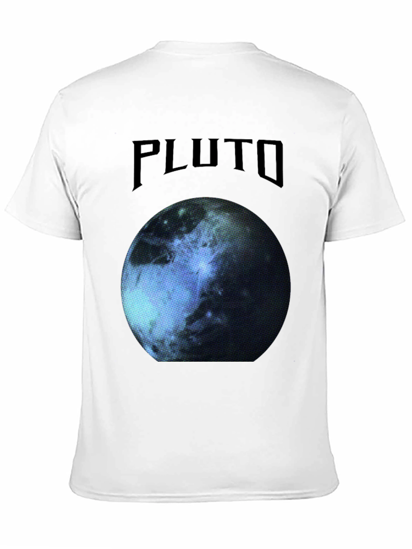 Pluto Planet Graphic T-Shirt - Cool Space Tee