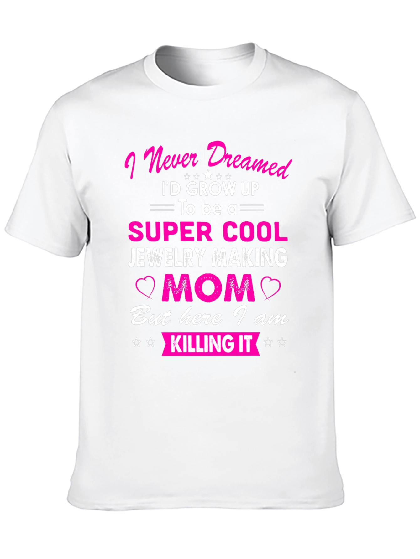 Jewelry Making Mom T-Shirt - Super Cool Mom Tee
