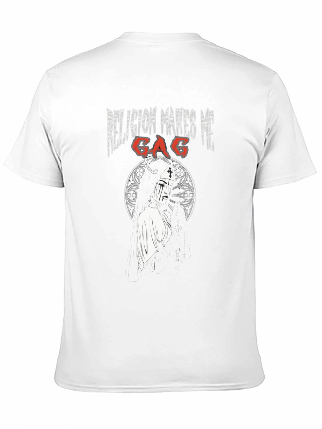 Religion Makes Me Gag Graphic T-Shirt