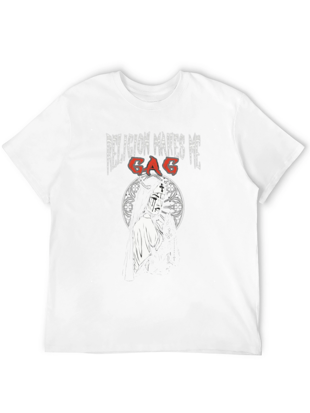 Religion Makes Me Gag Graphic T-Shirt