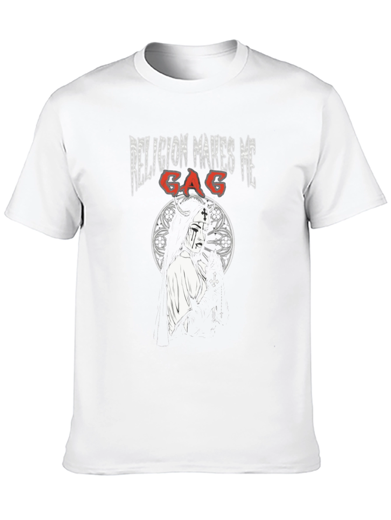 Religion Makes Me Gag Graphic T-Shirt