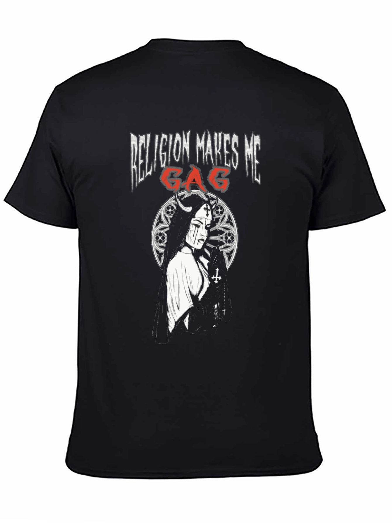 Religion Makes Me Gag Graphic T-Shirt