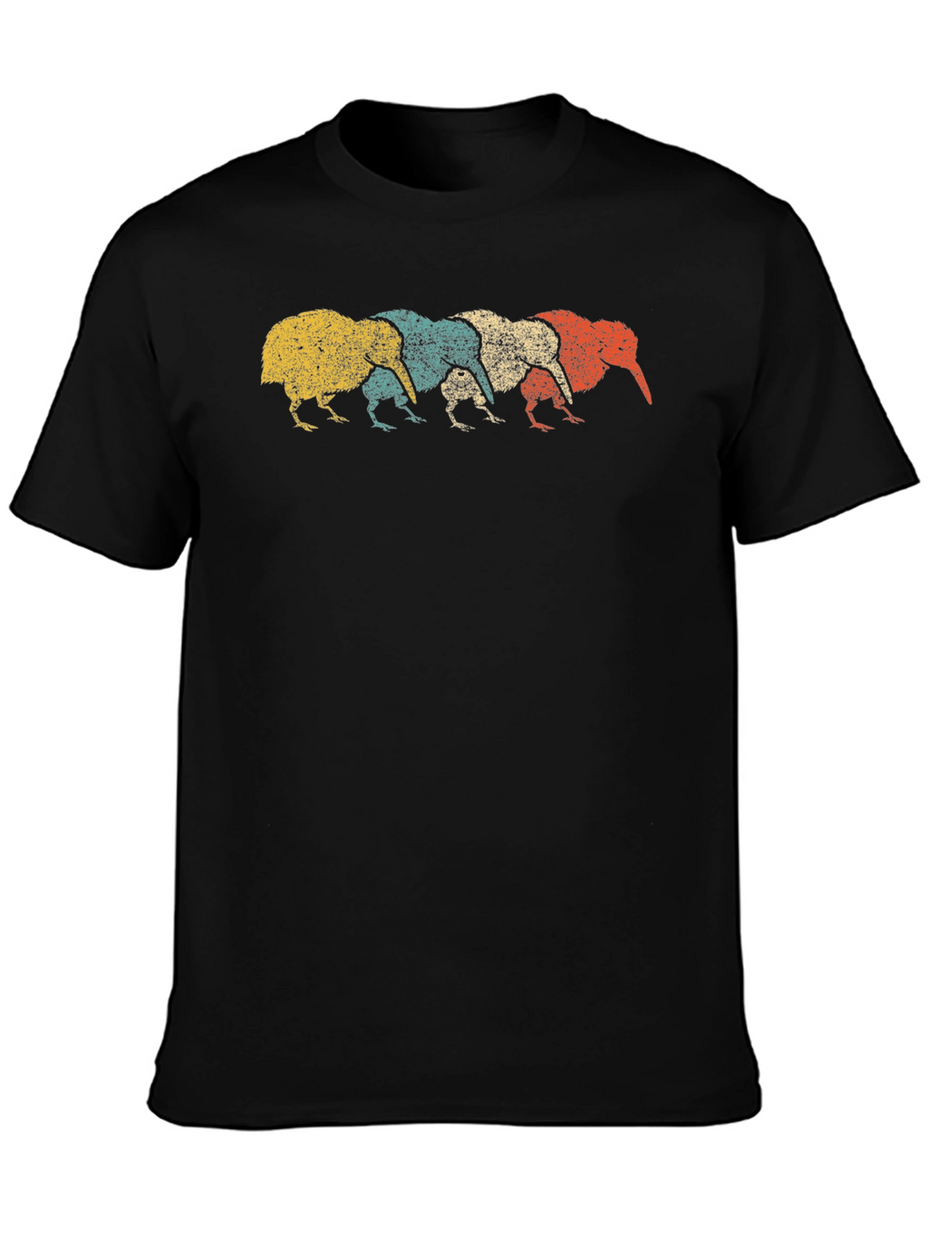 Retro Kiwi Bird Graphic Tee - Fun Novelty T-Shirt