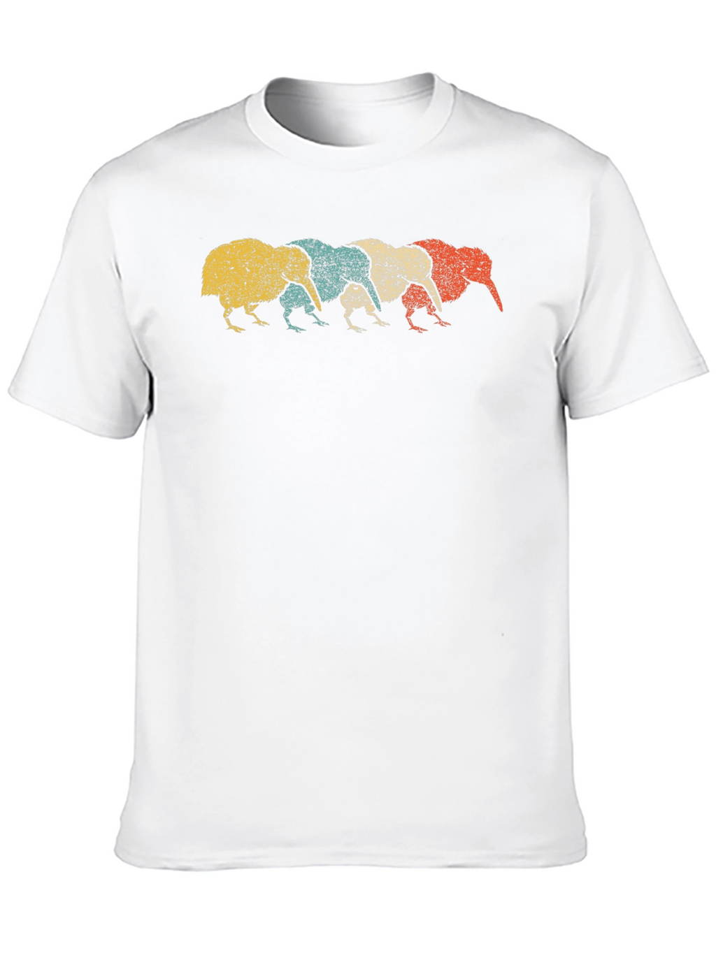 Retro Kiwi Bird Graphic Tee - Fun Novelty T-Shirt