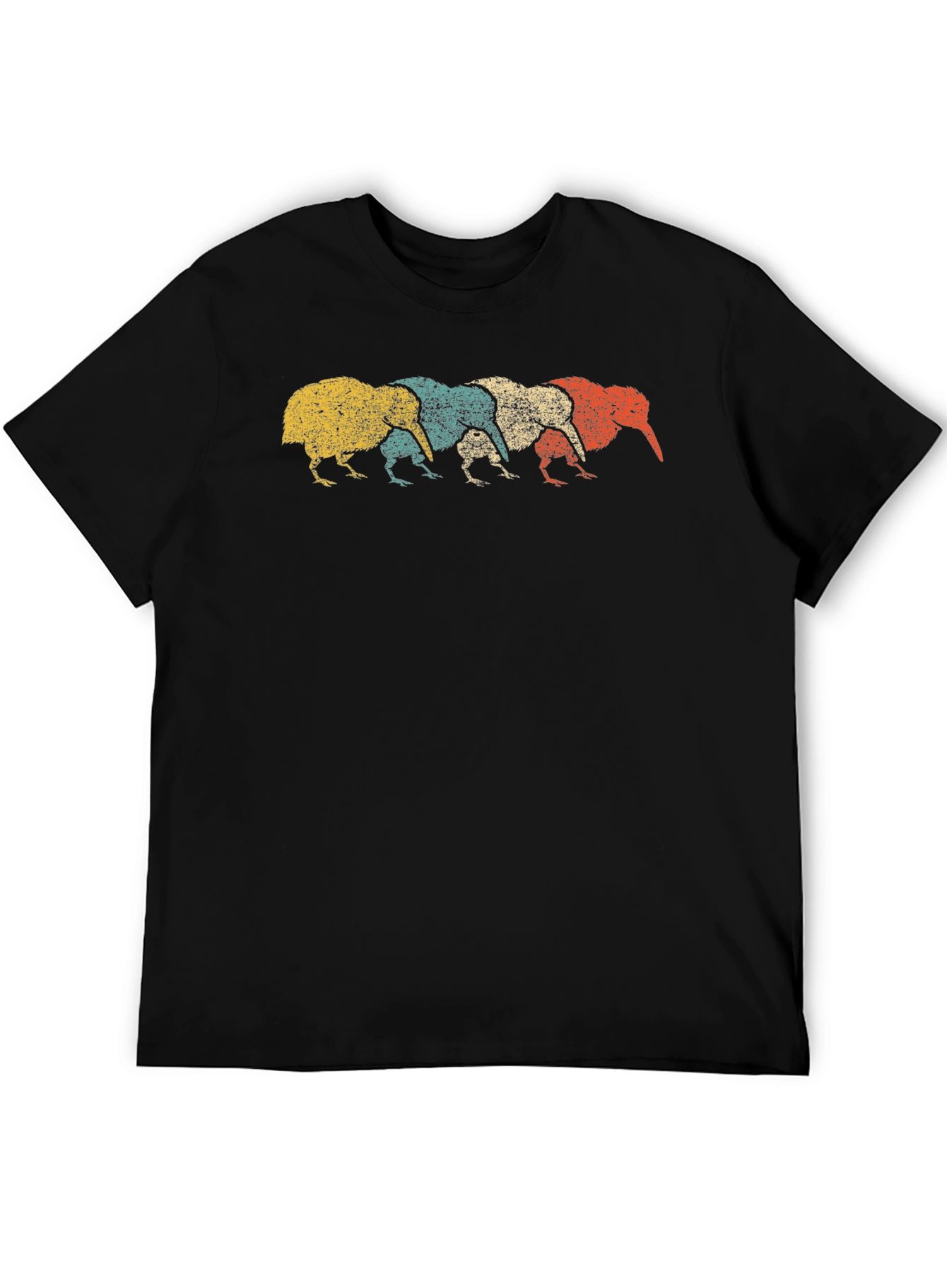 Retro Kiwi Bird Graphic Tee - Fun Novelty T-Shirt