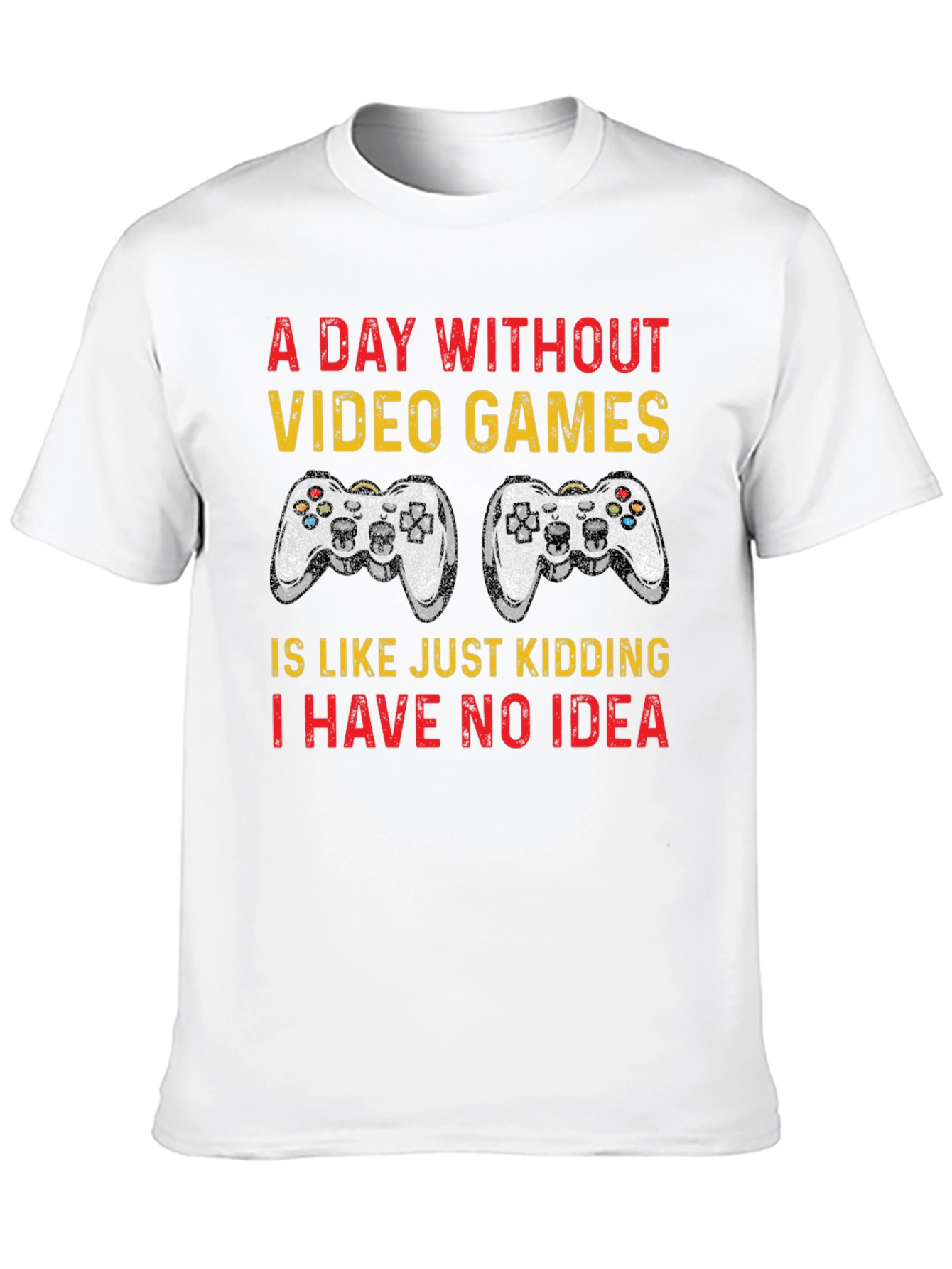Funny Gamer T-Shirt - A Day Without Video Games