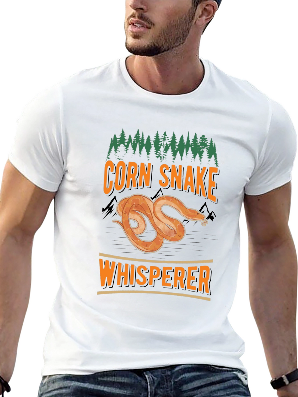 Corn Snake Whisperer Graphic T-Shirt