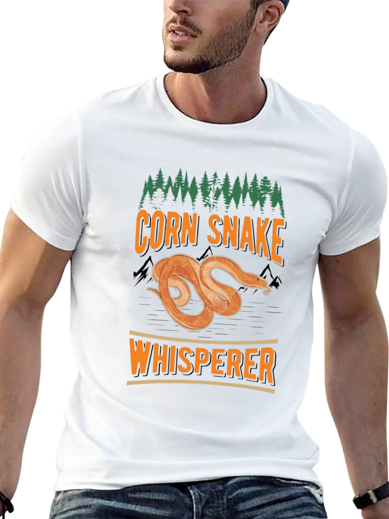 Corn Snake Whisperer Graphic T-Shirt