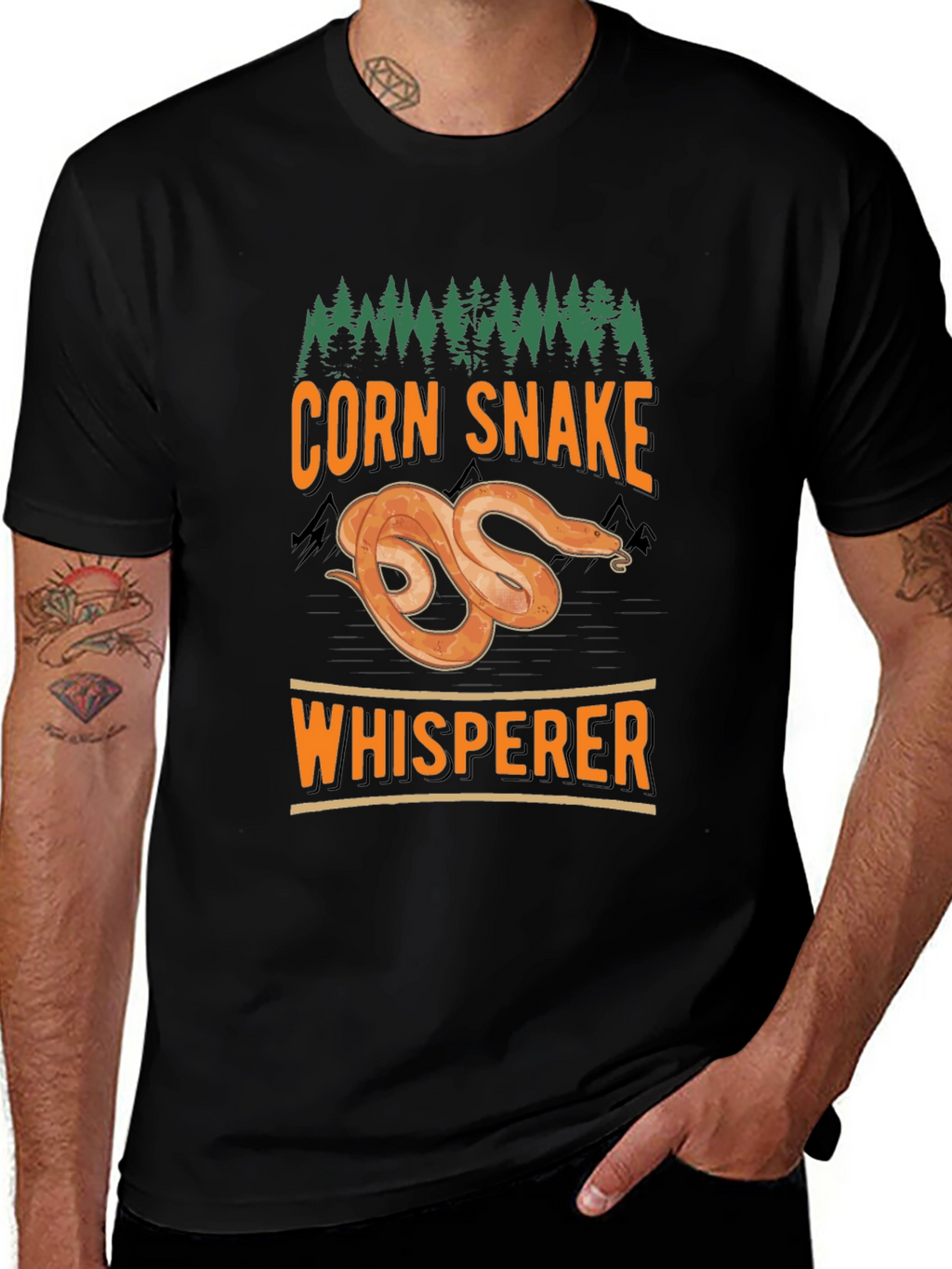 Corn Snake Whisperer Graphic T-Shirt