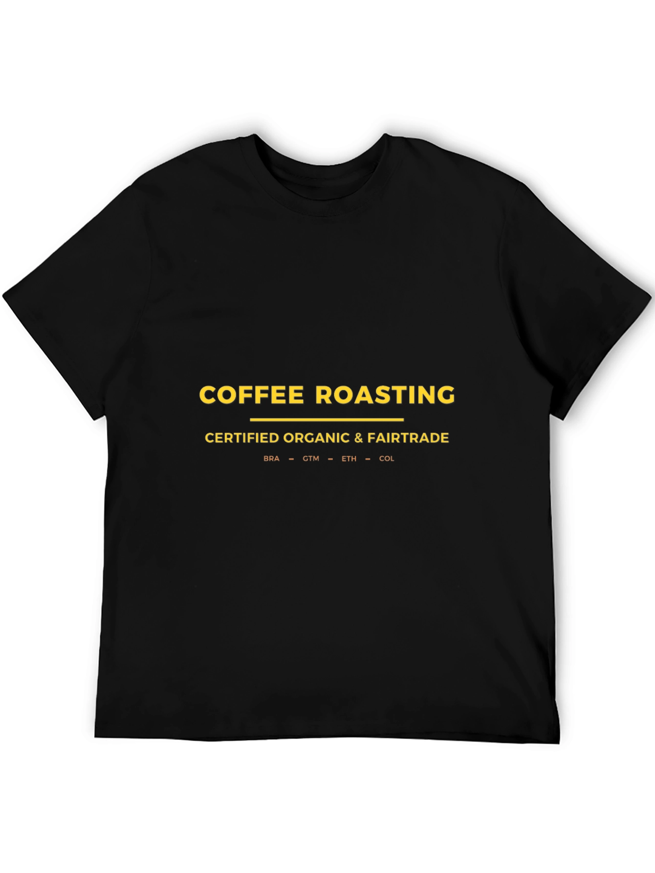Coffee Roasting Certified Organic & Fairtrade T-Shirt