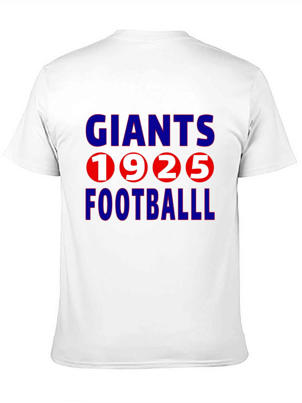 Giants 1925 Football Black T-Shirt