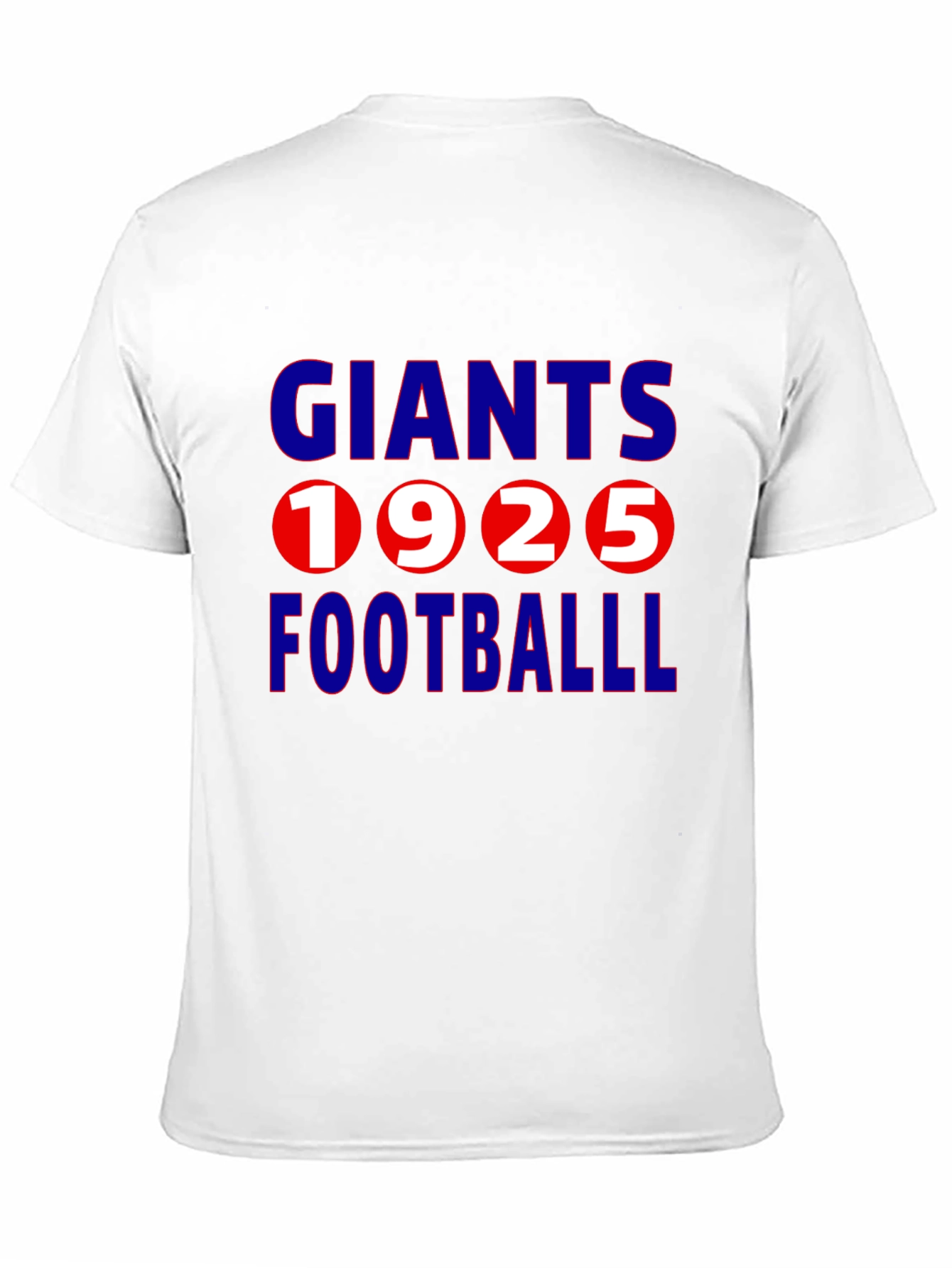 Giants 1925 Football Black T-Shirt