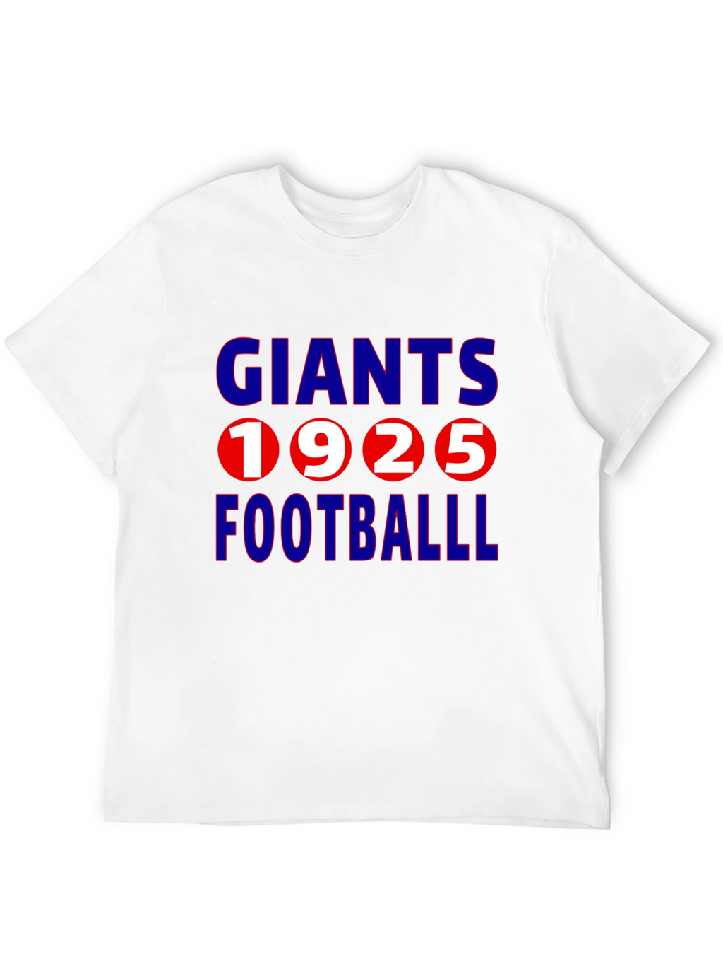 Giants 1925 Football Black T-Shirt