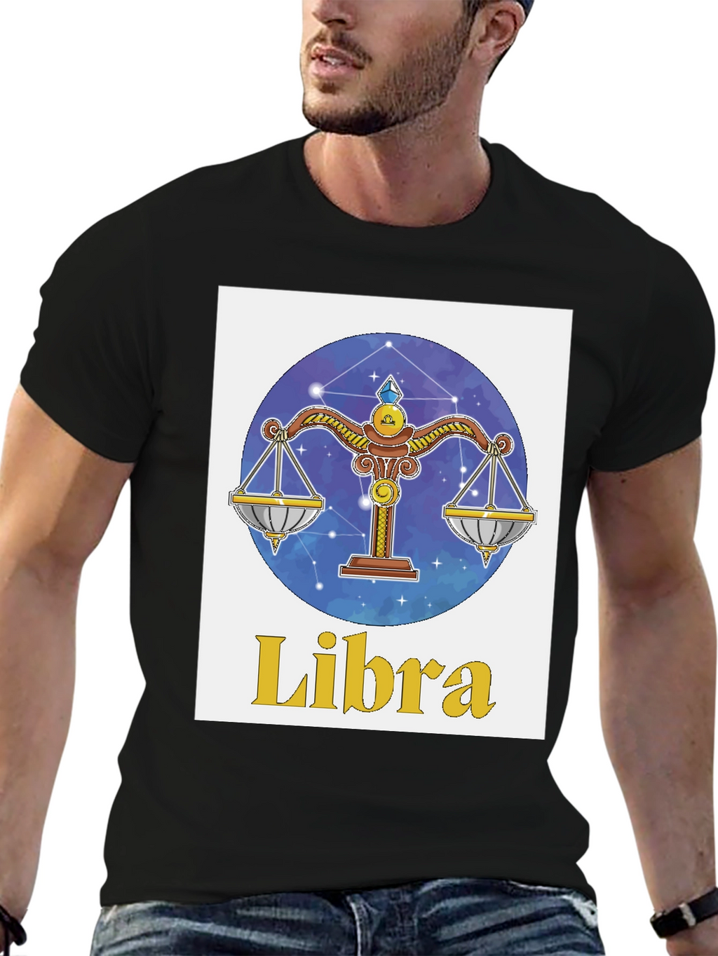 Libra Zodiac T-Shirt: Scales Sign Graphic Tee