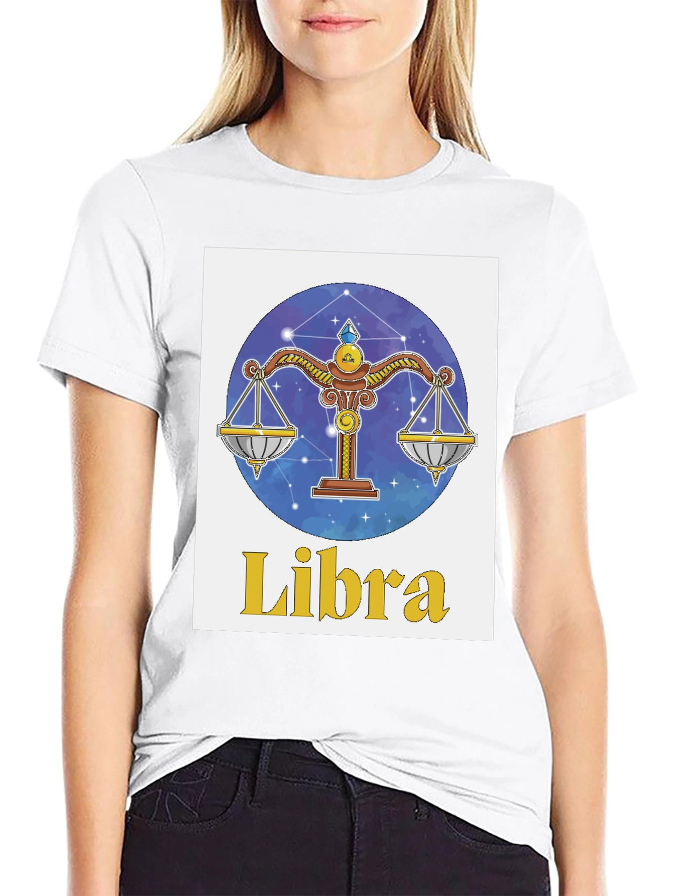 Libra Zodiac T-Shirt: Scales Sign Graphic Tee