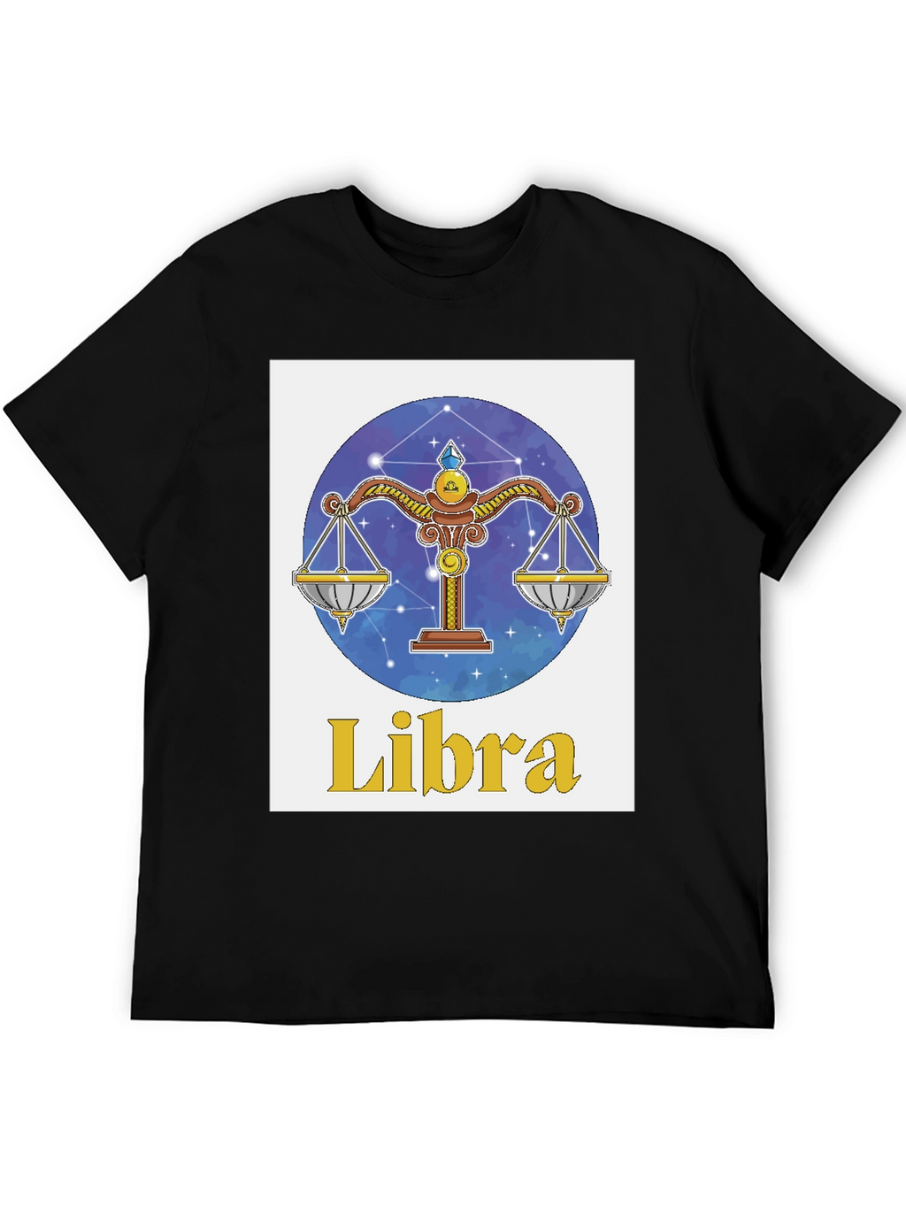 Libra Zodiac T-Shirt: Scales Sign Graphic Tee