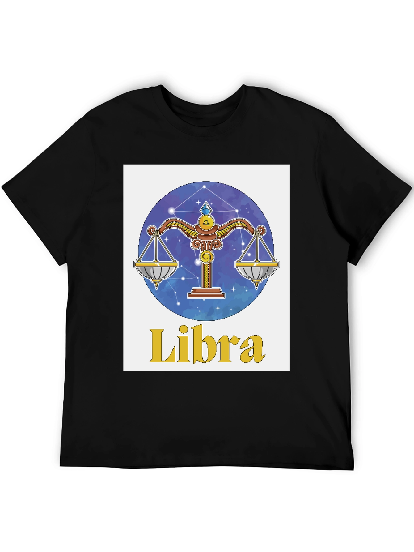 Libra Zodiac T-Shirt: Scales Sign Graphic Tee