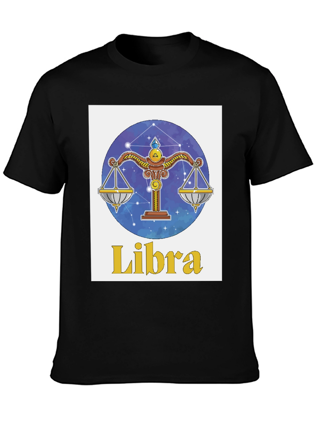 Libra Zodiac T-Shirt: Scales Sign Graphic Tee