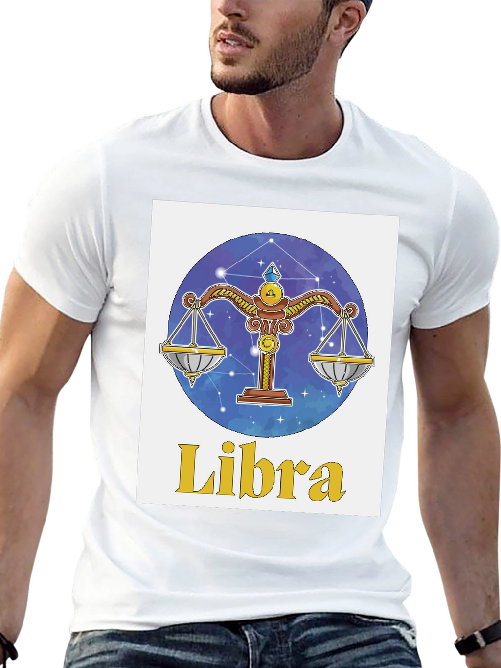 Libra Zodiac T-Shirt: Scales Sign Graphic Tee