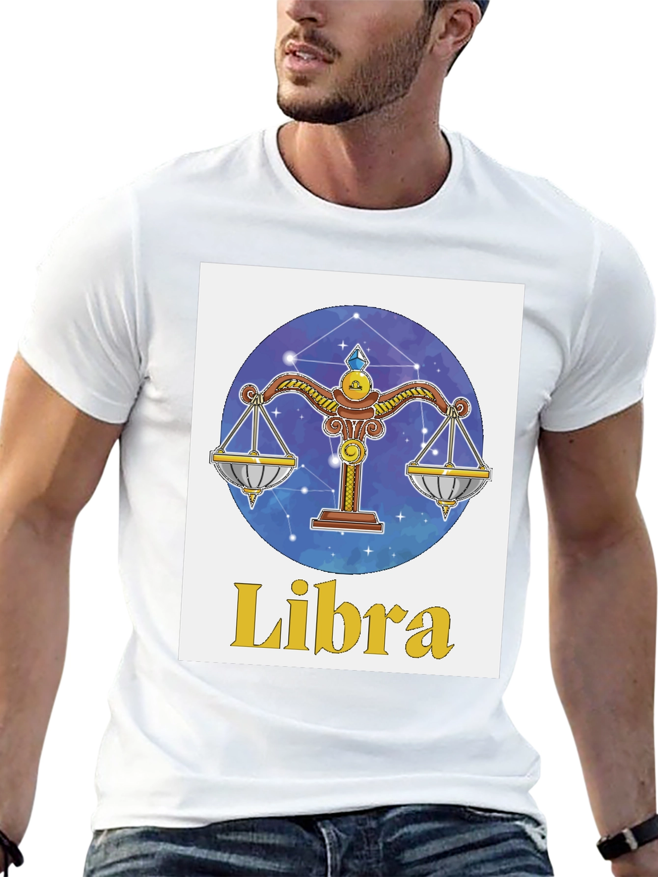 Libra Zodiac T-Shirt: Scales Sign Graphic Tee
