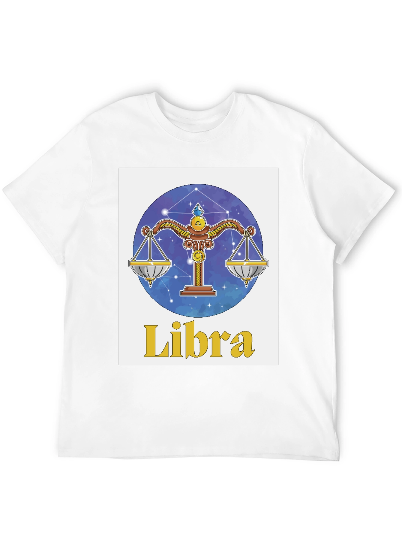 Libra Zodiac T-Shirt: Scales Sign Graphic Tee