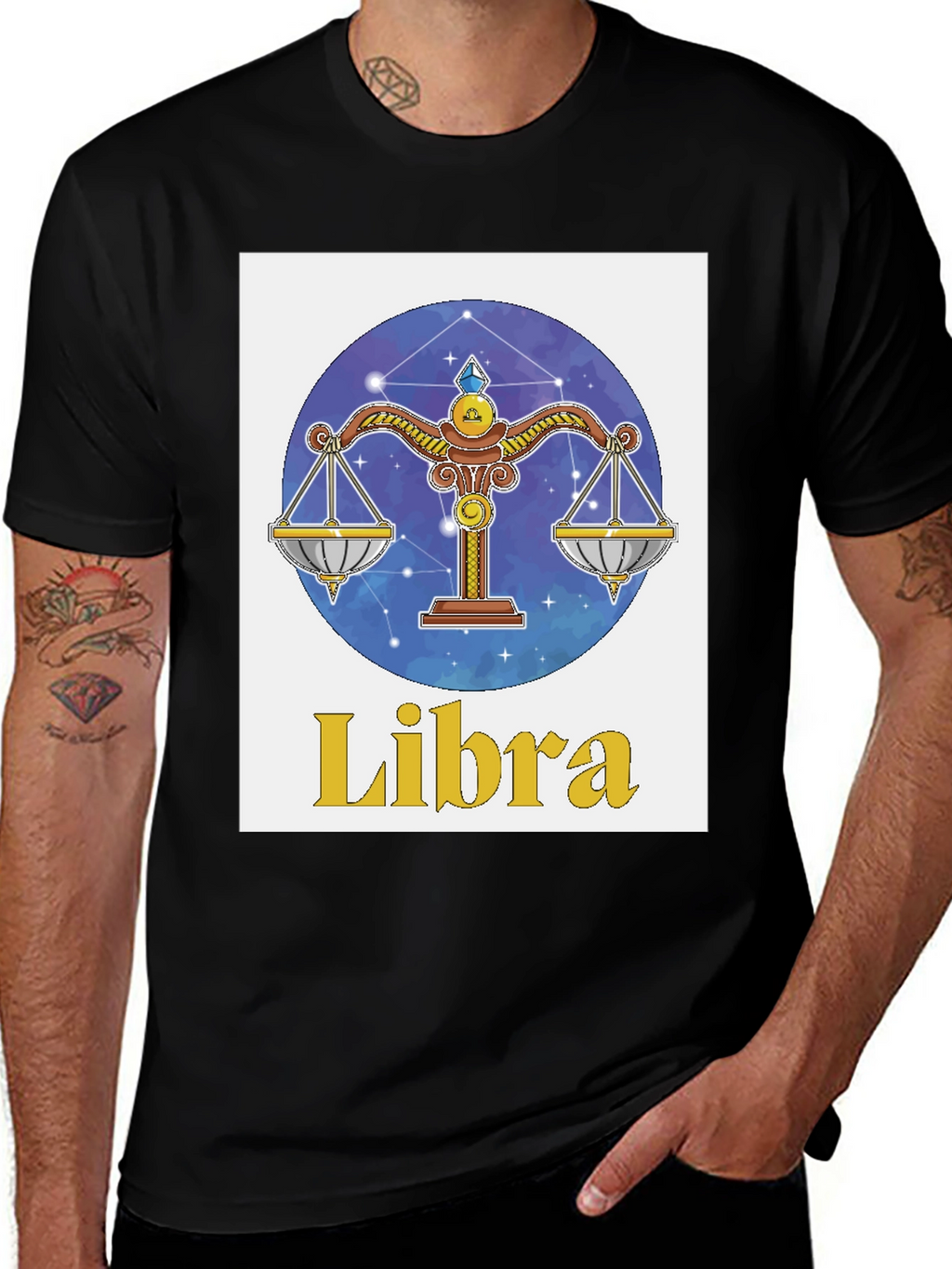 Libra Zodiac T-Shirt: Scales Sign Graphic Tee