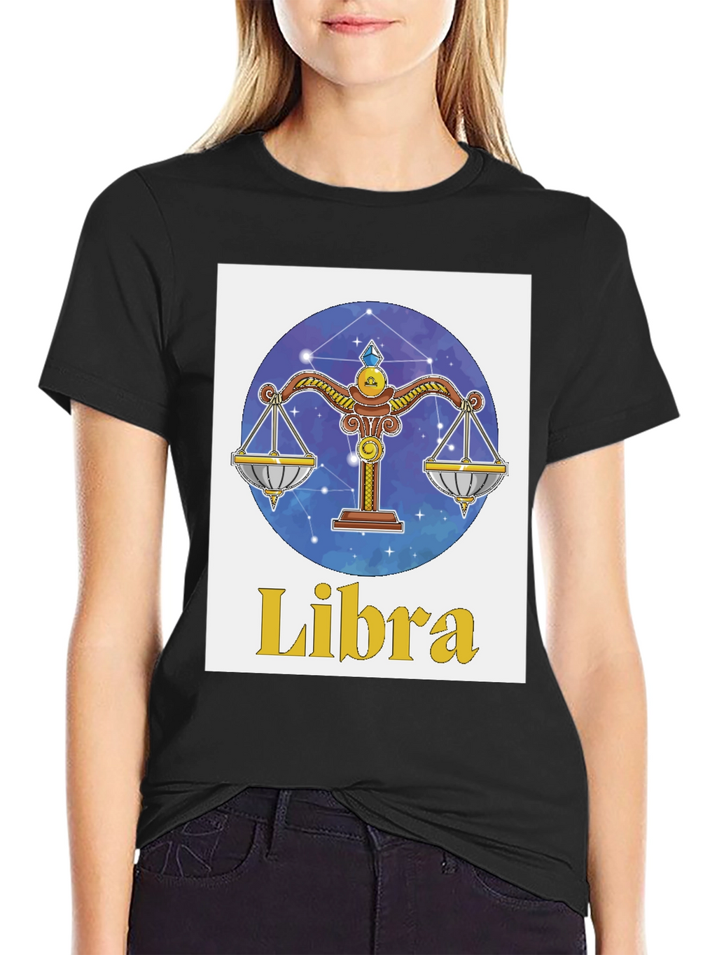 Libra Zodiac T-Shirt: Scales Sign Graphic Tee