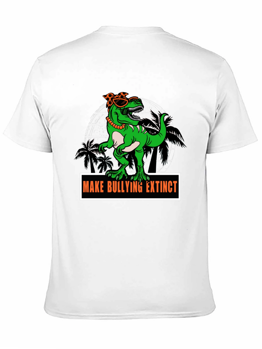Dino Make Bullying Extinct Graphic T-Shirt