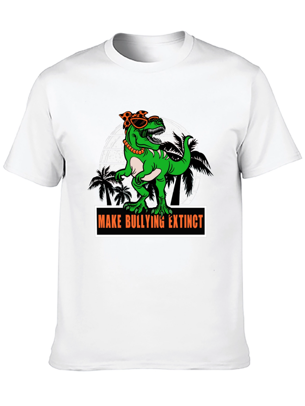 Dino Make Bullying Extinct Graphic T-Shirt