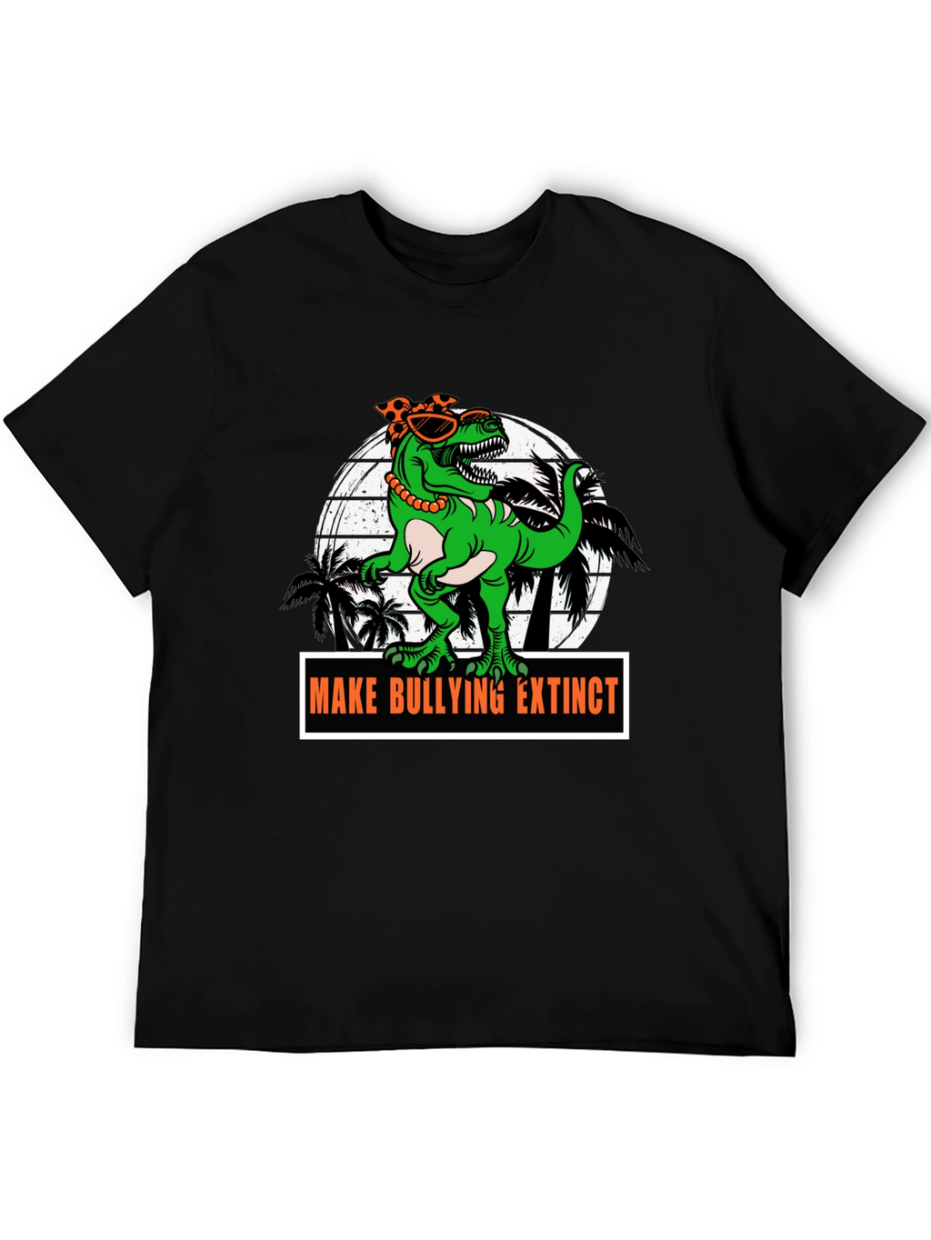 Dino Make Bullying Extinct Graphic T-Shirt