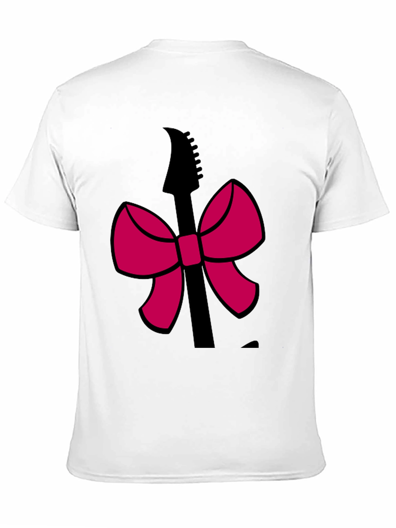 Guitar Bow Graphic Tee - Rocker Style