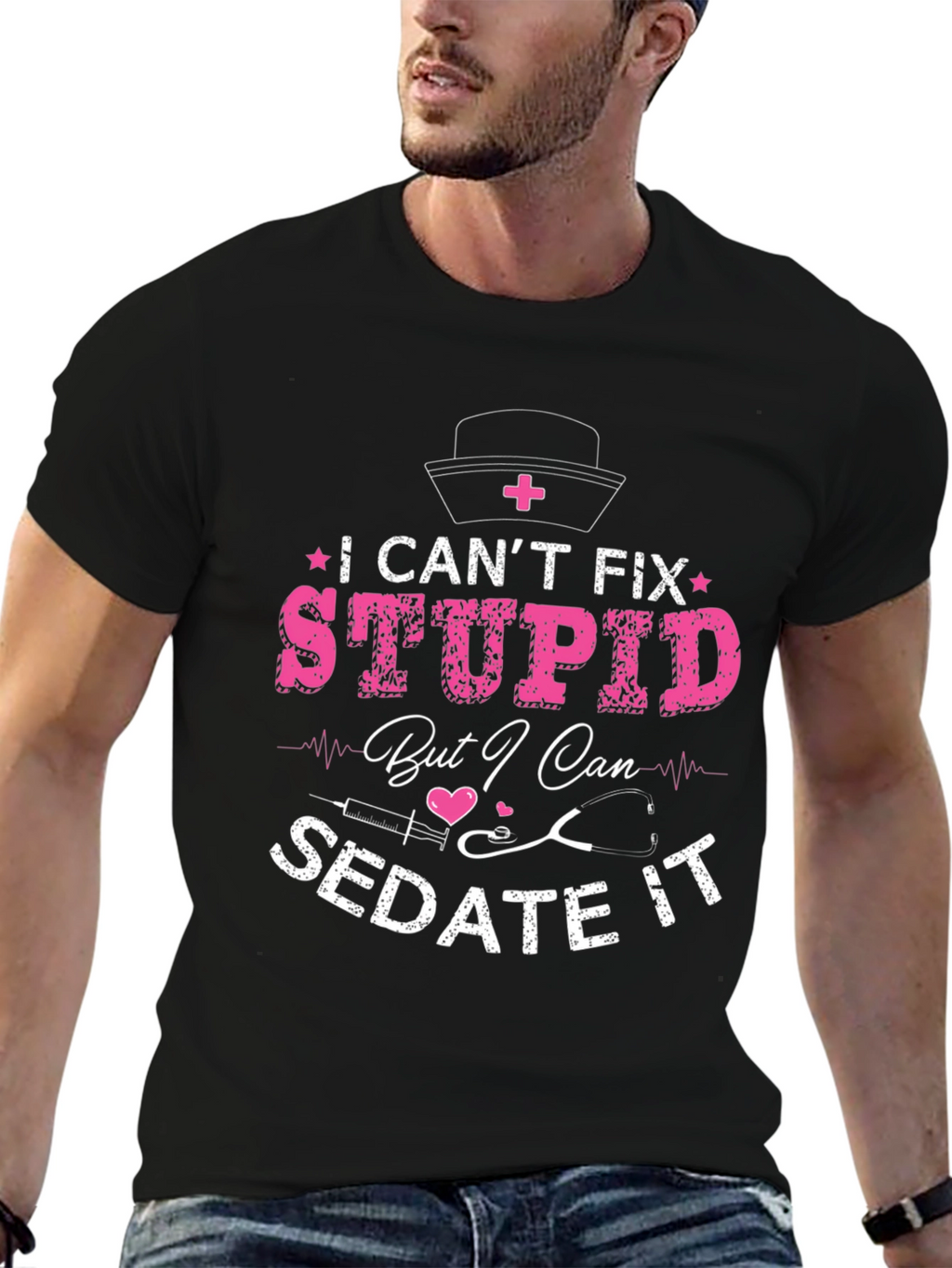 Nurse Humor Graphic T-Shirt