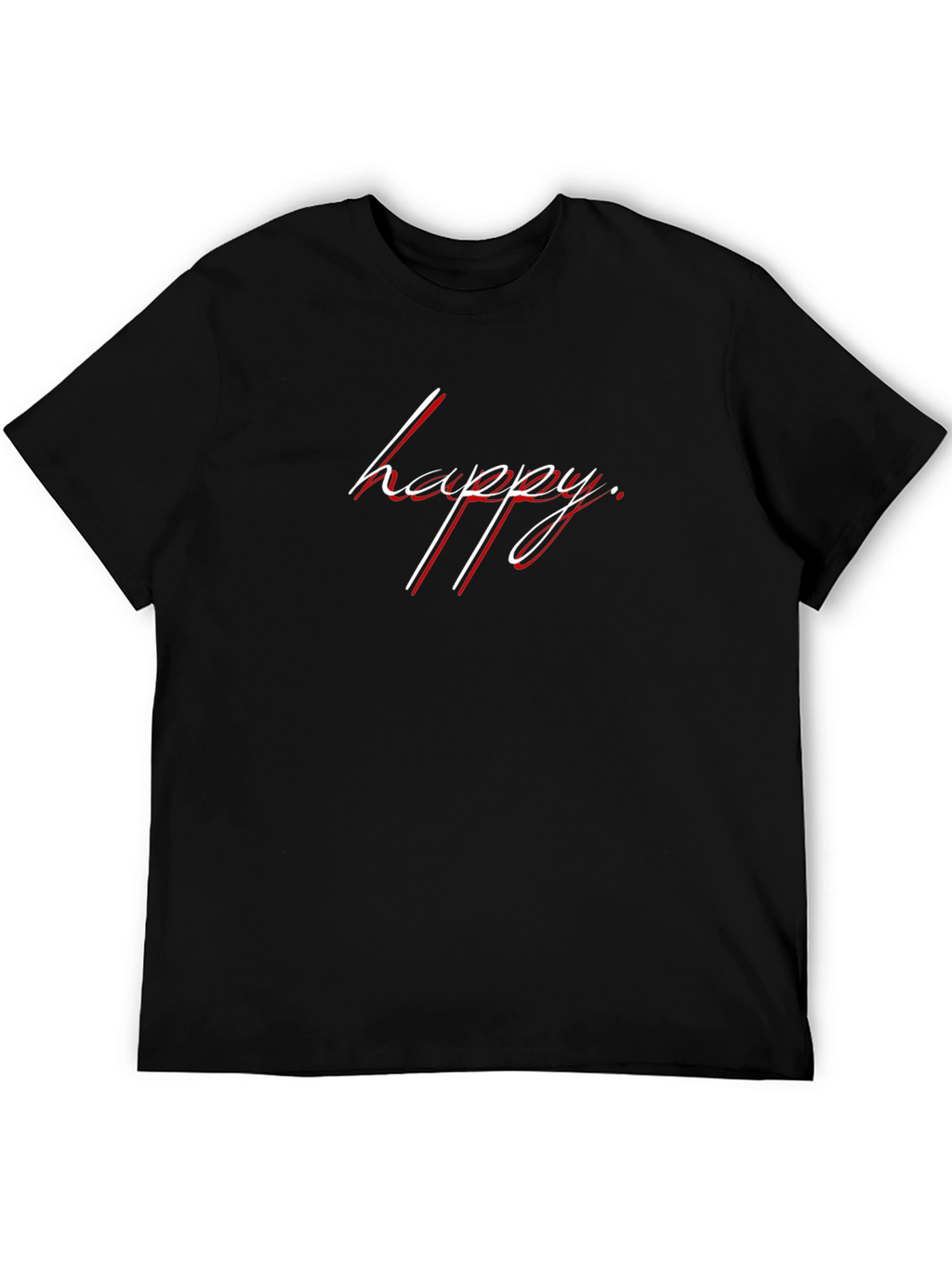 Happy Graphic T-Shirt - Casual Wear