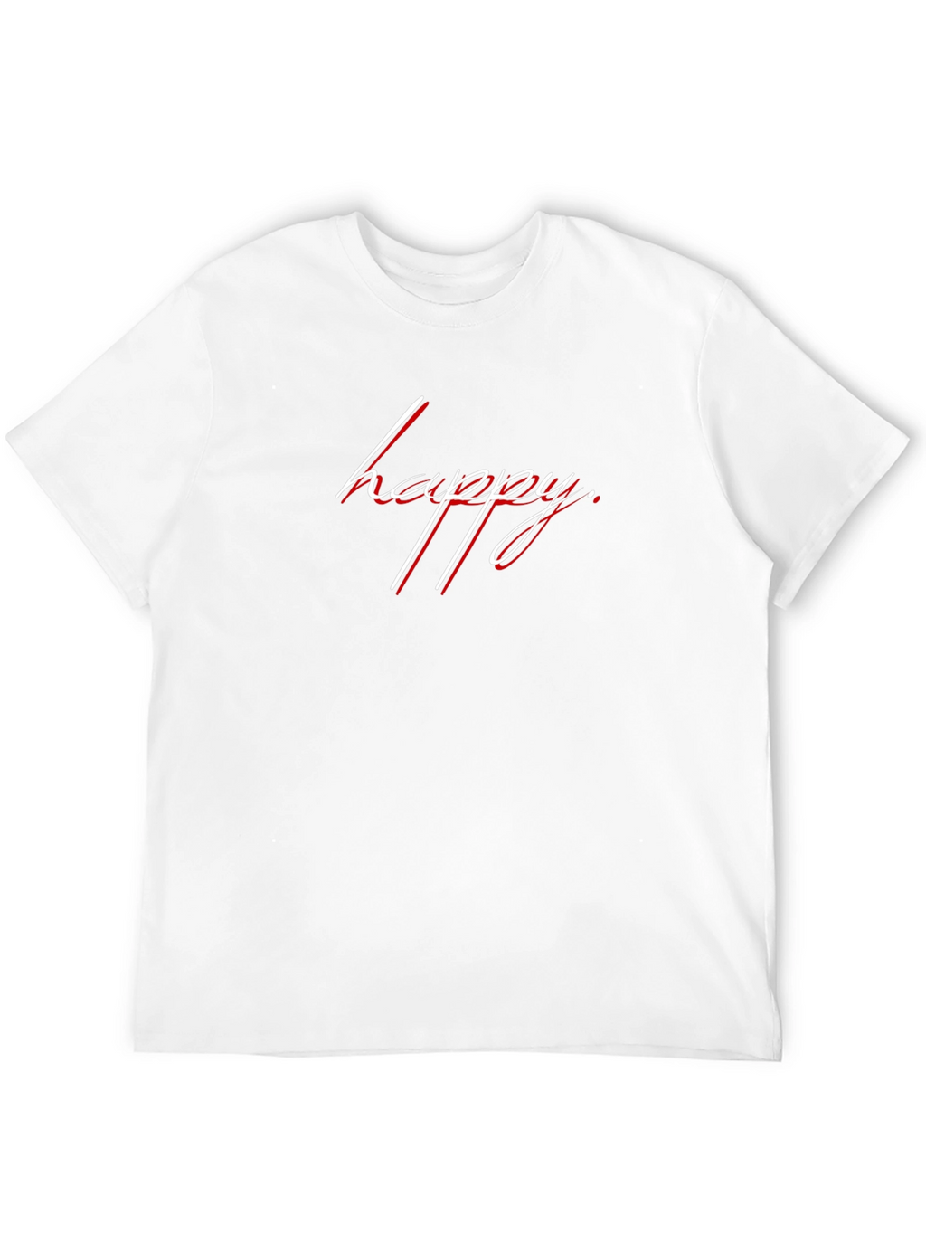 Happy Graphic T-Shirt - Casual Wear